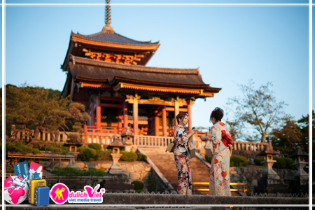 Du Lịch Nhật Bản Free & Easy giá tốt trải nghiệm trang phục Kimono